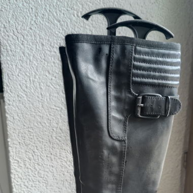 Bottes cuir noir S. Oliver