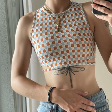 Kariertes Top