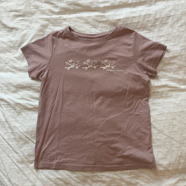 Rosa Grafik-Baby-T-Shirt