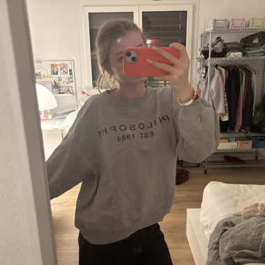 Grey Philosophy sweater