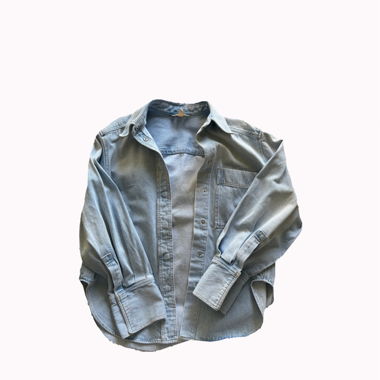 Giacca di jeans H&M azzurro chiaro