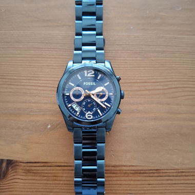 Fossil Armbanduhr schwarz