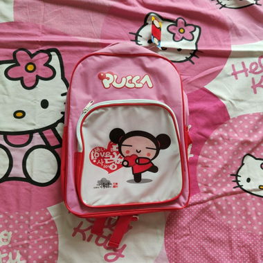 cute vintage pucca backpack 