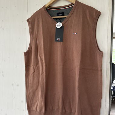 FQ1924 Strickweste/ Pullunder camel beige 