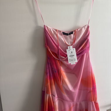 Abito rosa Bershka