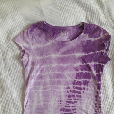 tie dye tshirt lila violett