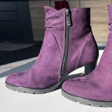 Bottines violettes taille 37