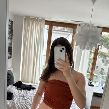 Rotes bandeau top