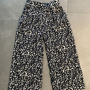 Pantalon large pour femme à motif