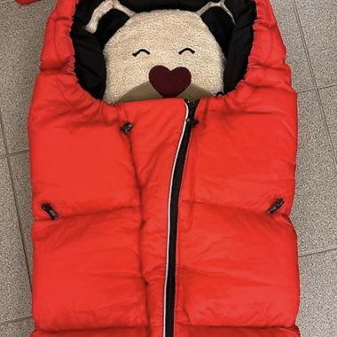 Gigoteuse de poussette Mucki rouge