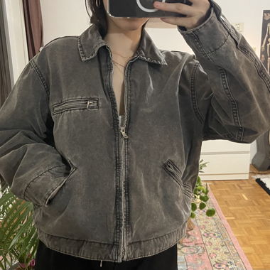 ZARA grey denim jacket