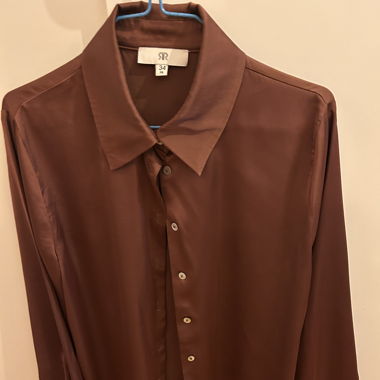 Chemisier viscose effet soie, taille S/M