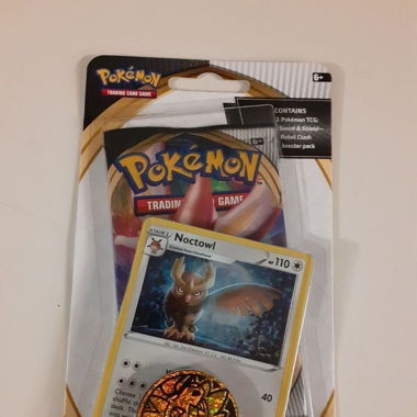 Promokarte Noctowl & Pokémon Blister