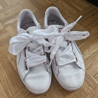 Sneakers Puma Basket bianche
