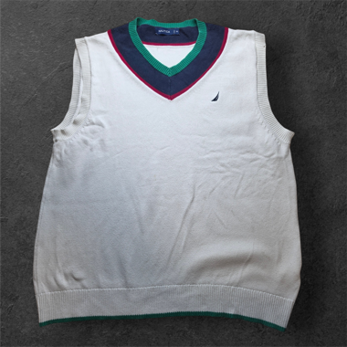 Vintage Nautica Knit Vest XXL