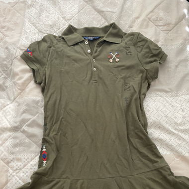 Robe Polo Ralph Lauren verte pour enfant