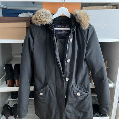 Woolrich Winterjacke mit Fellkapuze XS