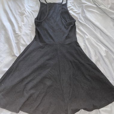 Black Ribbed Dress