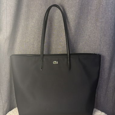 Lacoste black shopping bag