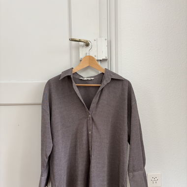 Bluse Anthrazit 