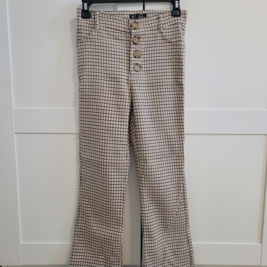 Checked trousers Zara