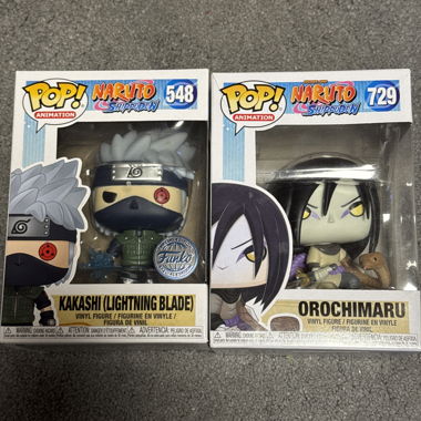 Funko Pop Naruto Figures Kakashi & Orochimaru