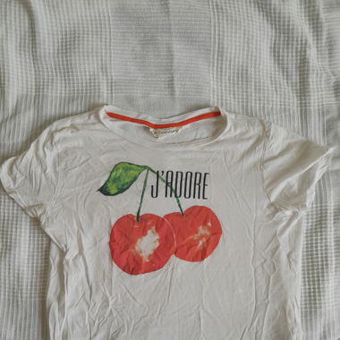 Tshirt mit Kirschen Baumwolle