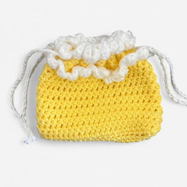 Yellow card holder / pouch