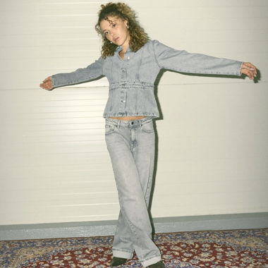 Set denim grigio