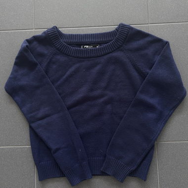 Blue Knit Sweater