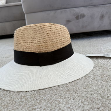 Cappello di paglia Zara a tesa larga, nuovo