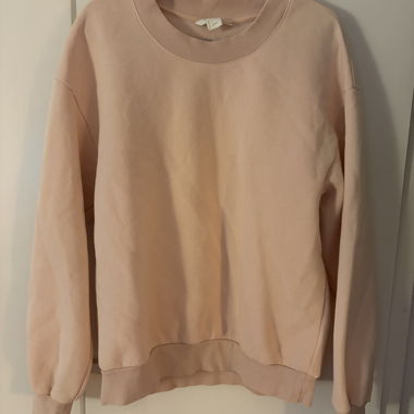 Sweat-shirt rose H&M avec broderie