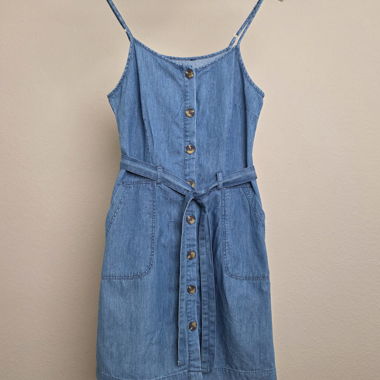 Robe en jean à bretelles - Taille XS