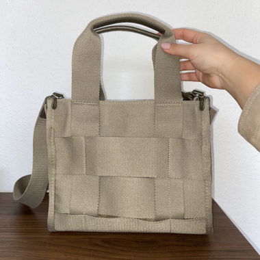 Sac bandoulière kaki Zara