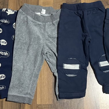 Set of 4 kids' trousers 74-80 cm