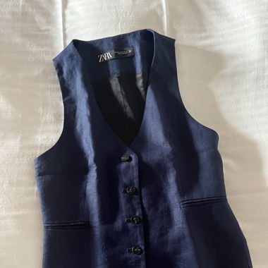 ZARA - linen vest