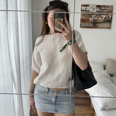 Cute short sleeve pullover