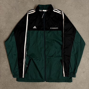 Adidas 2006 emerald green vintage track jacket