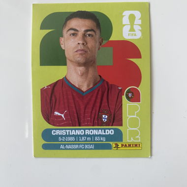 Cristiano Ronaldo Panini Card