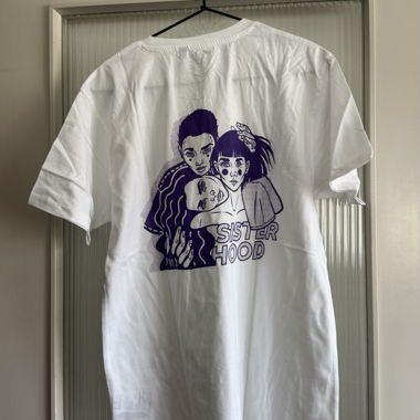 Unworn white Sisterhood T-shirt M