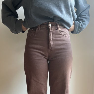 Braune Jeans 