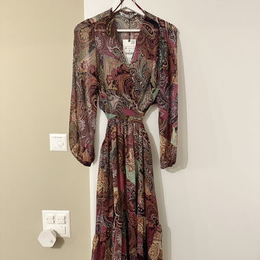 Zara Sommer-Maxikleid Paisley