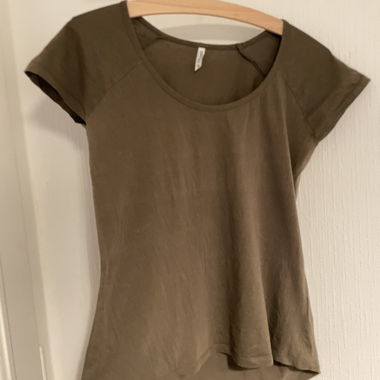 T-shirt kaki bohème 