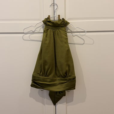 Top in raso Gina Tricot XS