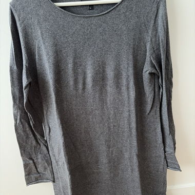 Grey Cashmere Dress