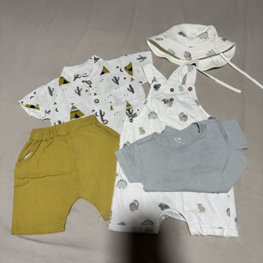 Confezione da 2 completi estivi 6-9 mesi