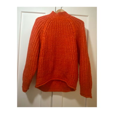Pull en maille orange Only