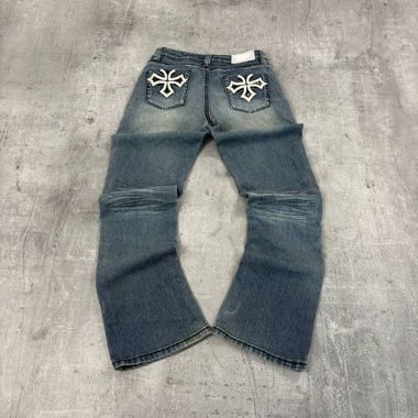 Jeans Vintage Miss Me Style Bootcut à taille basse (XS)