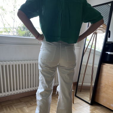 Jeans blanc 