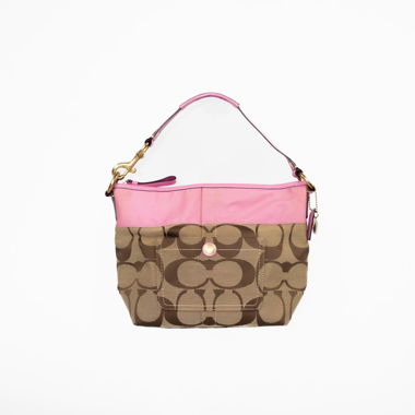 Borsa a tracolla Coach monogramma vintage Soft Pink